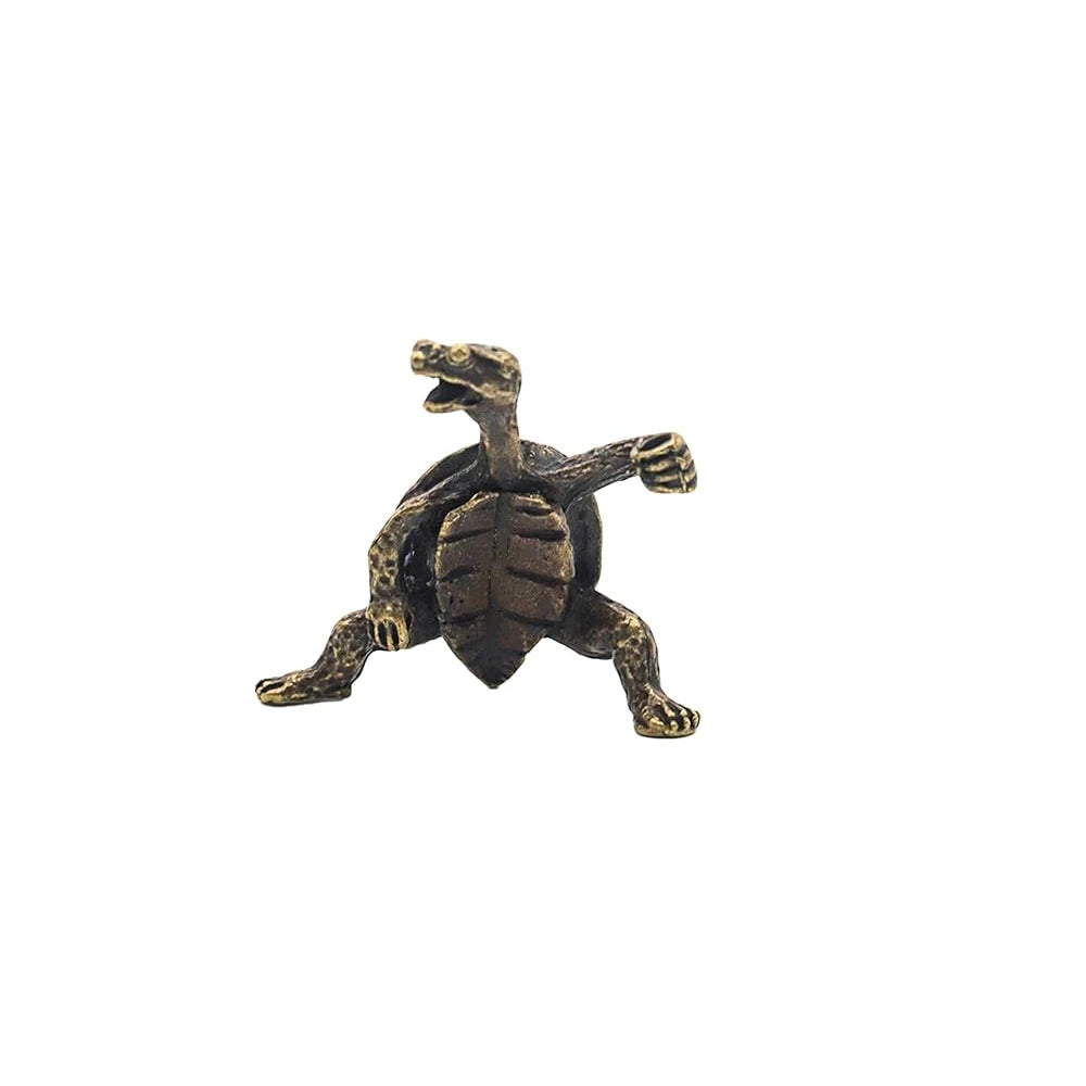 Antique Alloy Kung Fu Turtle Incense Holder | Home Decor Line Incense Burner detail view