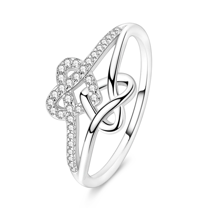 Daisy 925 Sterling Silver Wedding Ring | Sparkling Zircon Engagement Jewelry additional angle