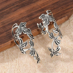 Bohemian Style Retro Leaf Shaped Ear Clips For Women Fashion Vine Shape Ear Clip Dail alternate view