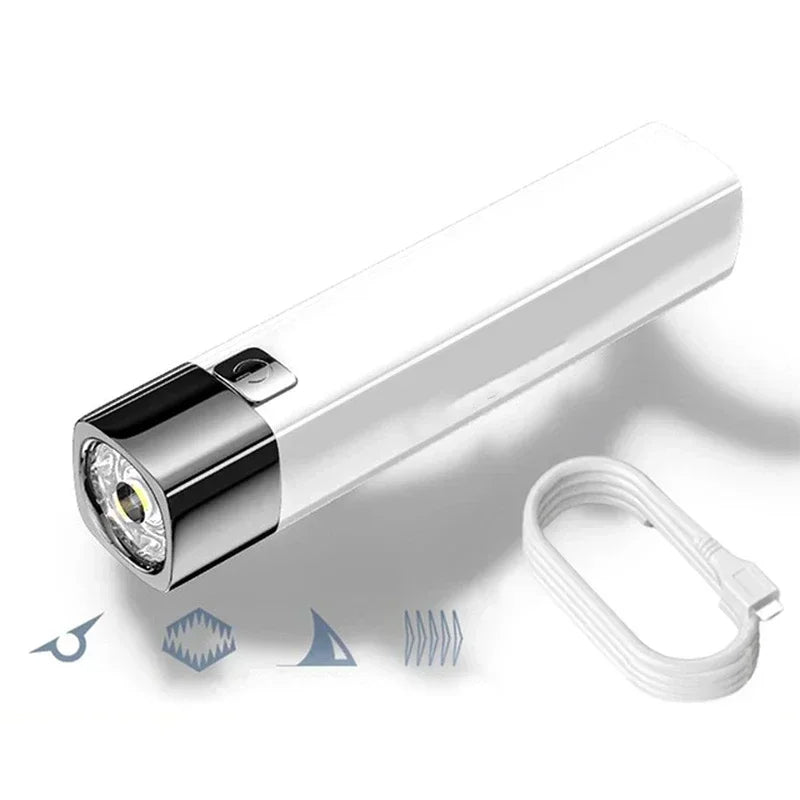 Mini Outdoor Lighting Power Bank Flashlight | 2-in-1 Ultra Bright G3 Tactical LED Flashlight with US