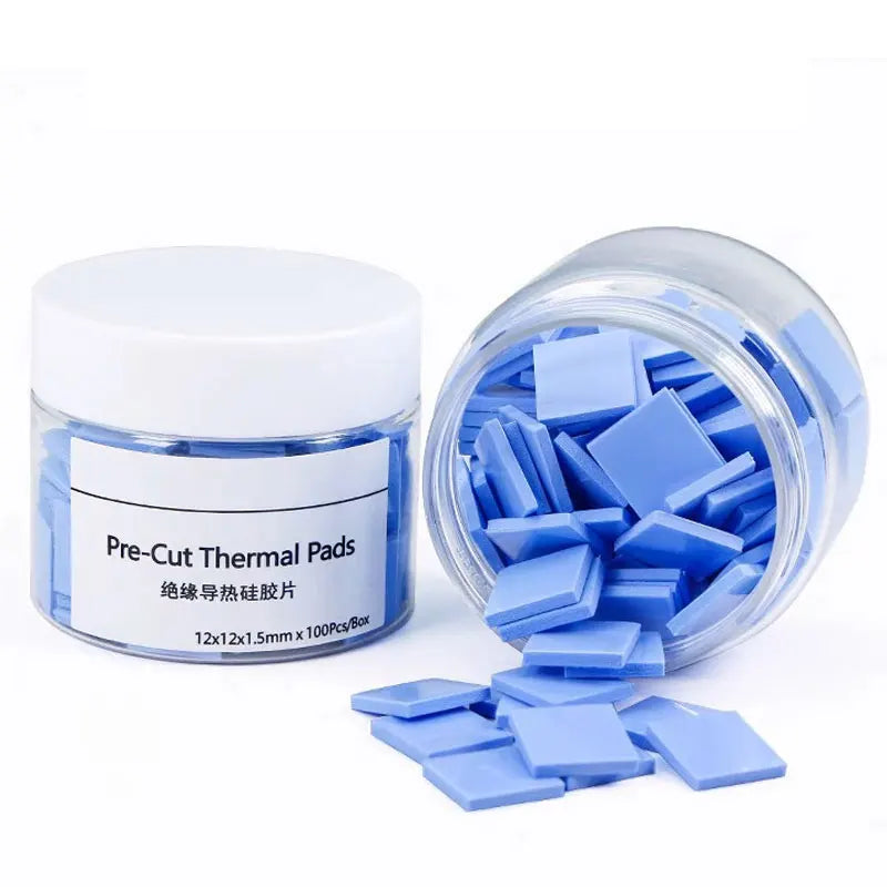 100 Pcs Thermal Insulating Silicone Sheets | High Temperature Repair Mat for Mother additional angle