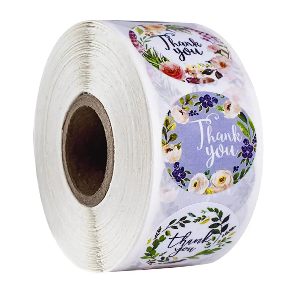 500pcs handmade with Love Stickers Baking label wedding sticker party label decoration e detail view