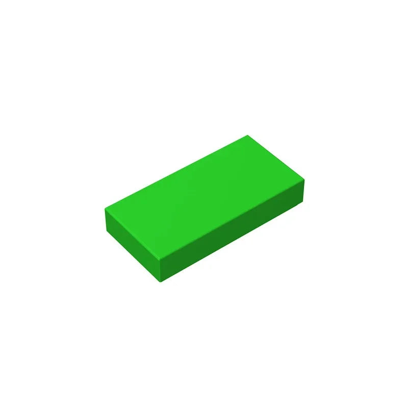 Gobricks GDS-566 Tile 1 x 2 with Groove | Compatible Building Block alternate view