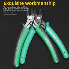 Power Lion WNS205A Diagonal Cutting Pliers | 125mm Mini Clippers for Precision Cutting close-up view