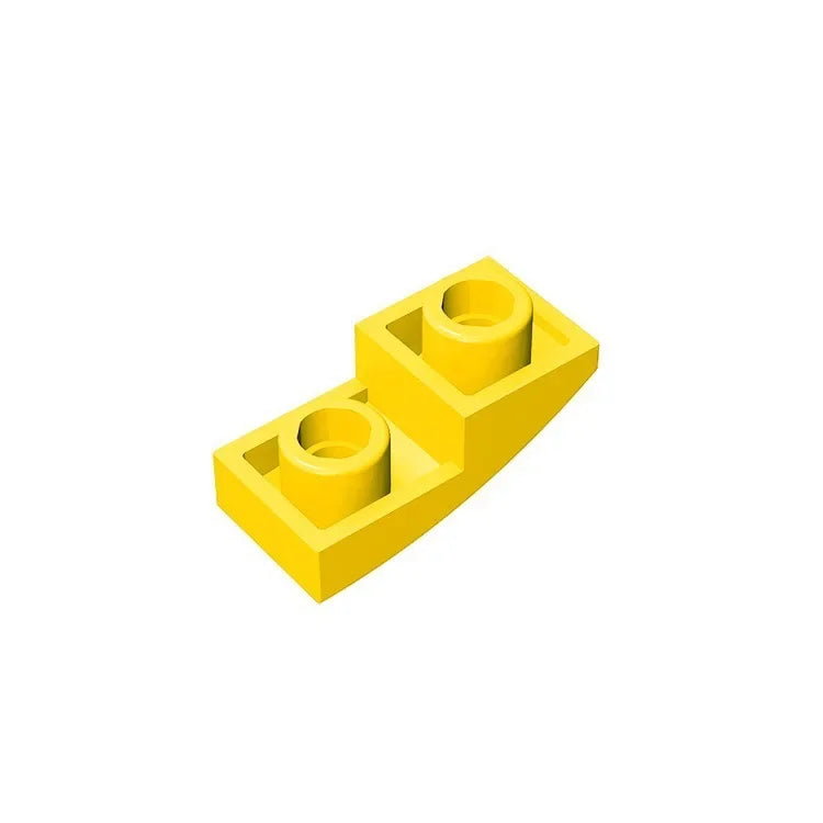 Gobricks GDS-795 Slope, Curved 2 x 1 Inverted | Compatible Building Block for DIY P additional angle