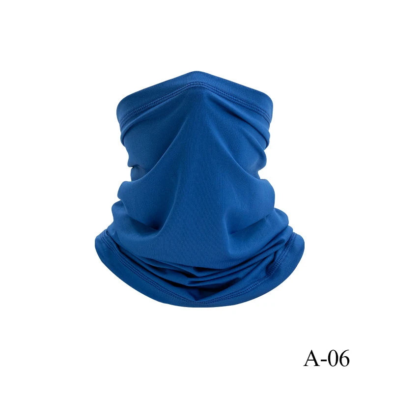 Outdoor UV Protection bandana Scarf Neck Warmer Multifunctional Fishing Hiking Cycling close-up view