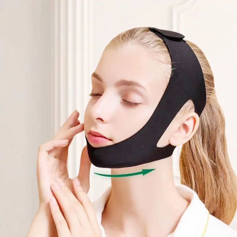 Adjustable Anti-Snoring Chin Strap | Sleep Aid for Men and Women additional angle