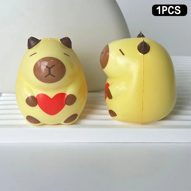 Capybara Mochi Squishy Toy | Slow Rebound Stress Relief Pinching Toy detail view
