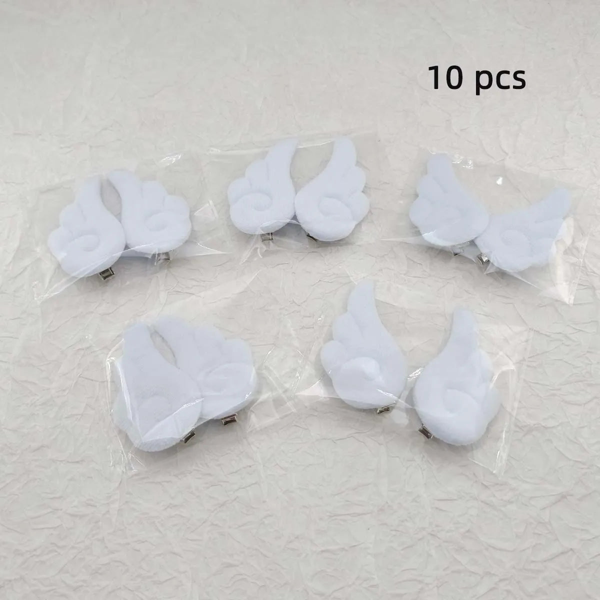 2Pcs/20Pcs 5cm Angel Wings Super Cute Angel Wing Plush Hairpin Girl Hair Clip Accessories Barrettes Hairgrip Headdress Headwear