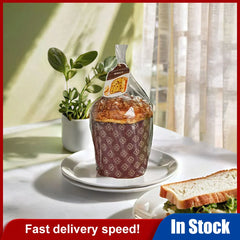 5Pcs Paper Tray Dove Mold Pastry Bread Cake Carton Packaging Cake Decoration Christmas H detail view