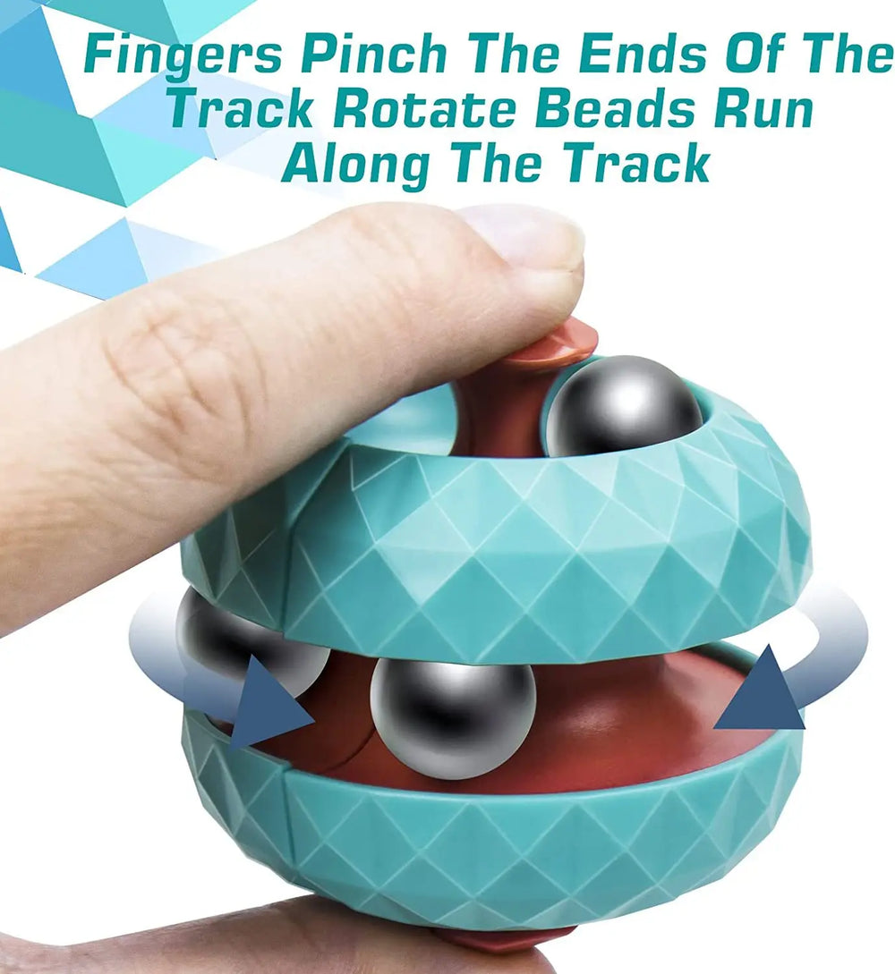 Fidget Orbit Ball | Creative Sensory Decompression Toy for Kids and Adults close-up view