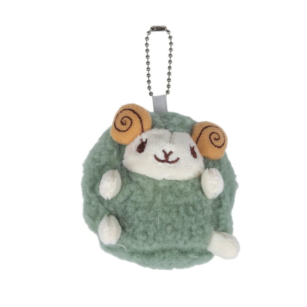Cute Plush Sheep Keychain Soft Lamb Doll Pendant Backpack Charm Lovely Animal Hanging alternate view