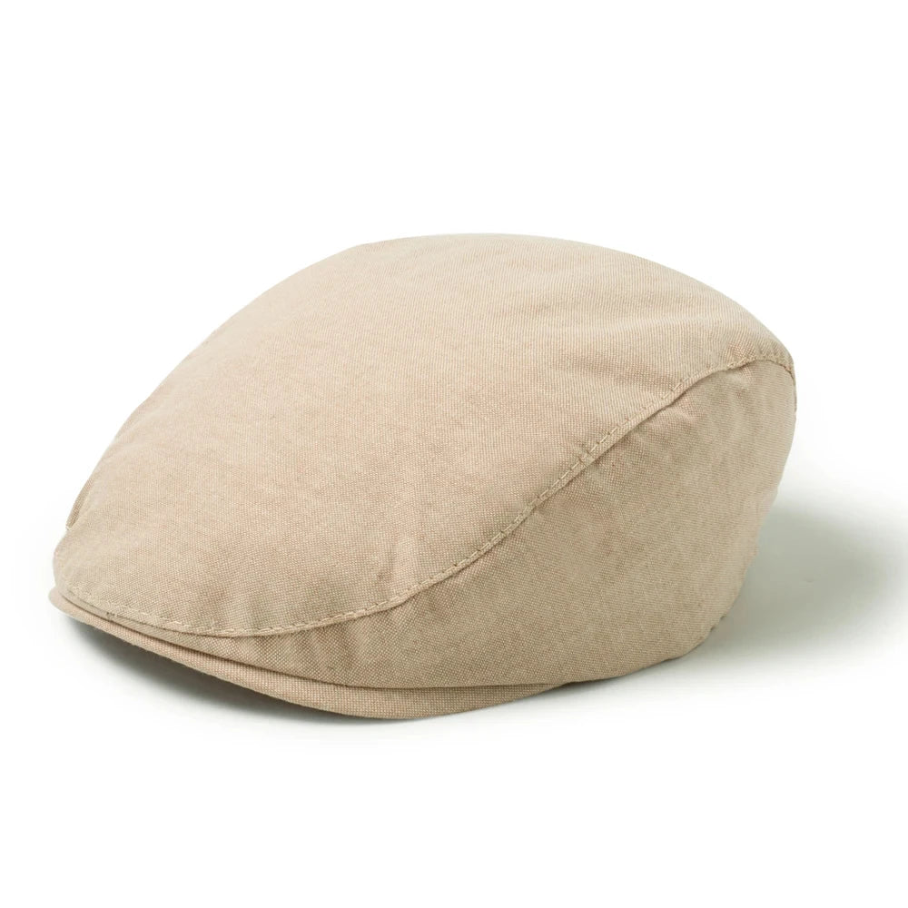 Baby Cotton Beret | Adjustable Solid Hat for Baby Boys alternate view