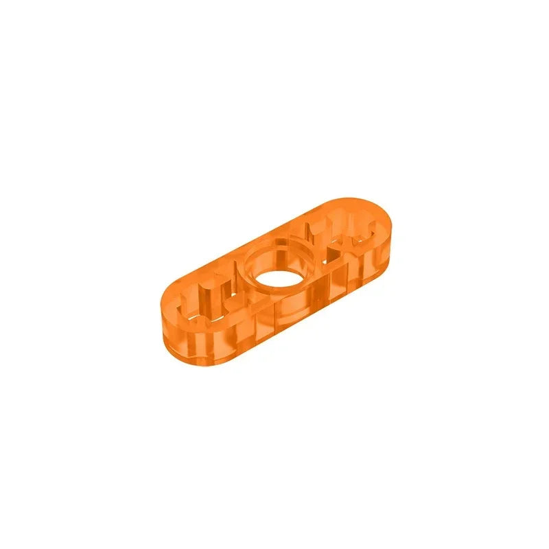 Gobricks GDS-689 Technical Liftarm Thin 1 x 3 | Building Block with Axle Holes Compatibl detail view