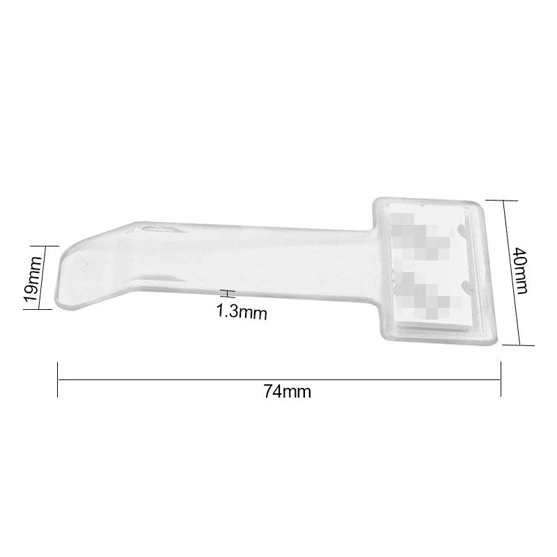 Car Styling Parking Ticket Holder Fastener Card Holder Invoice Receipt Mounting Fastener Plastic Organizer Windshield Sticker