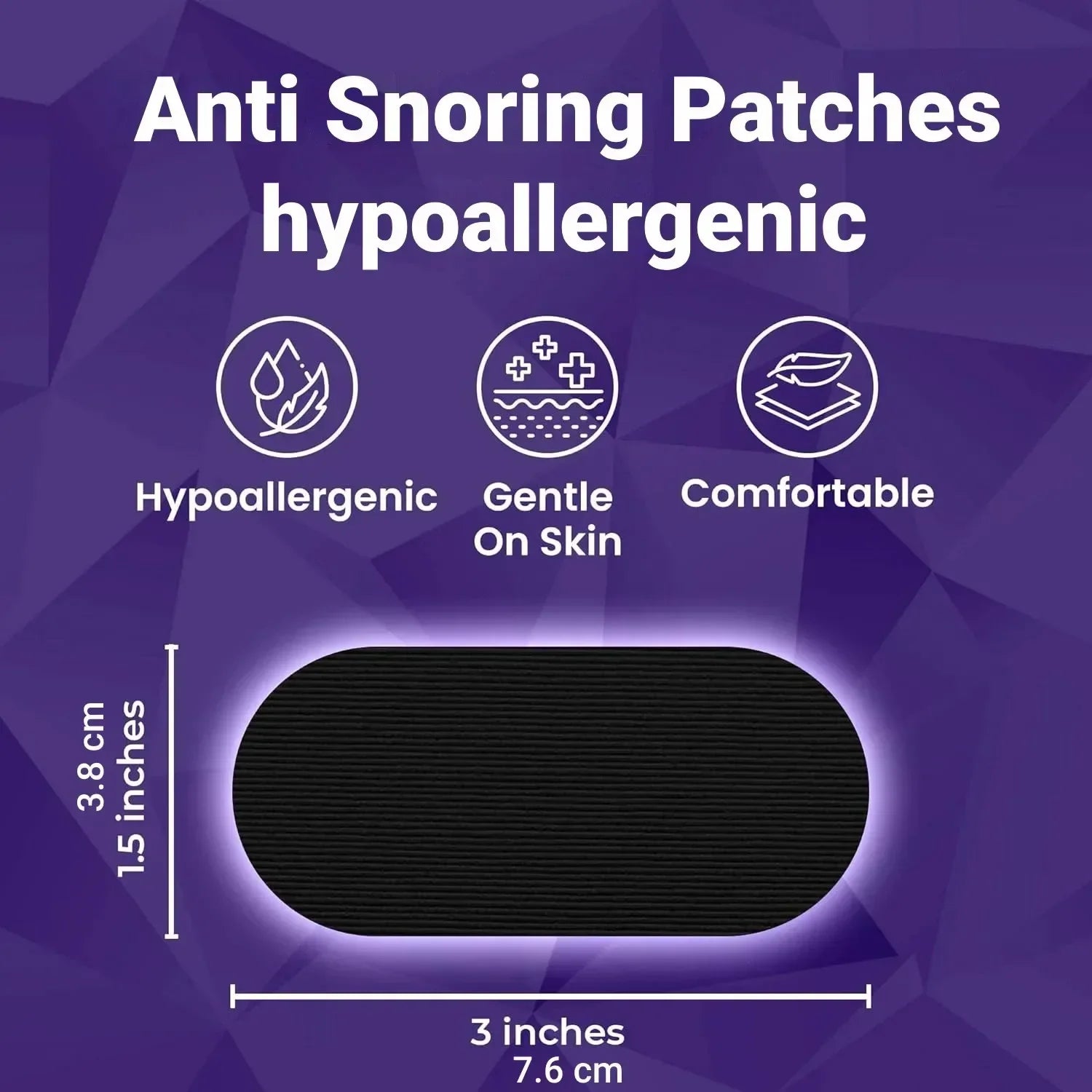 30 Anti-Snoring Mouth Tape Strips | Sleep Aid for Nasal Breathing and Dry Mouth Relie lifestyle view