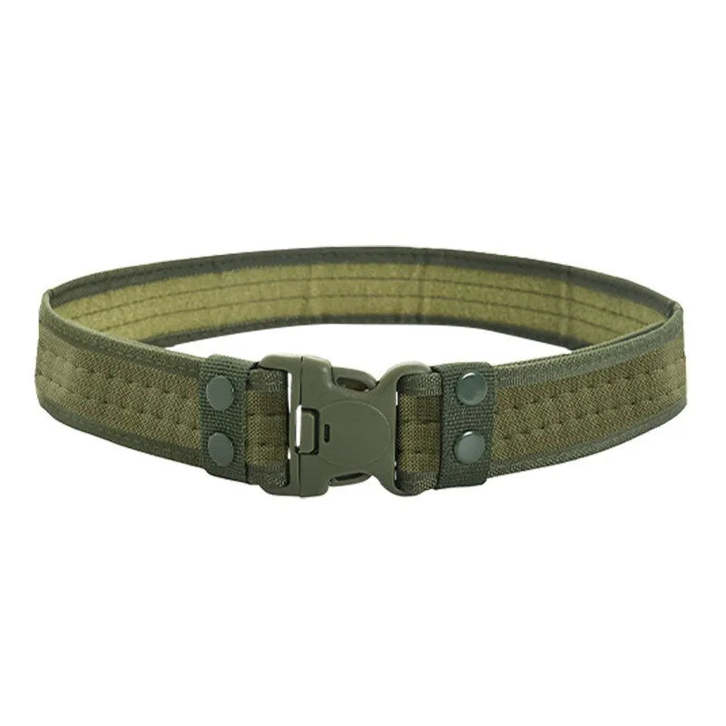 New Style Men's Quick-Release Tactical Belt - Outdoor Camouflage Nylon Wide Waist B additional angle
