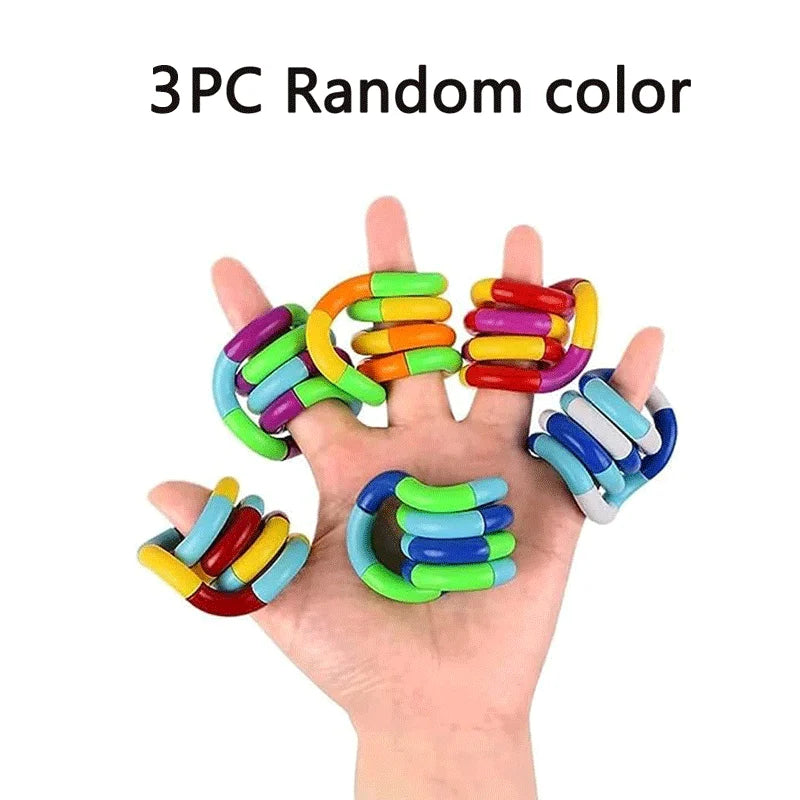 Tangle Fidget Toy | Twisting Sensory Hand-Eye Coordination Anxiety Relief Finger Toy for detail view