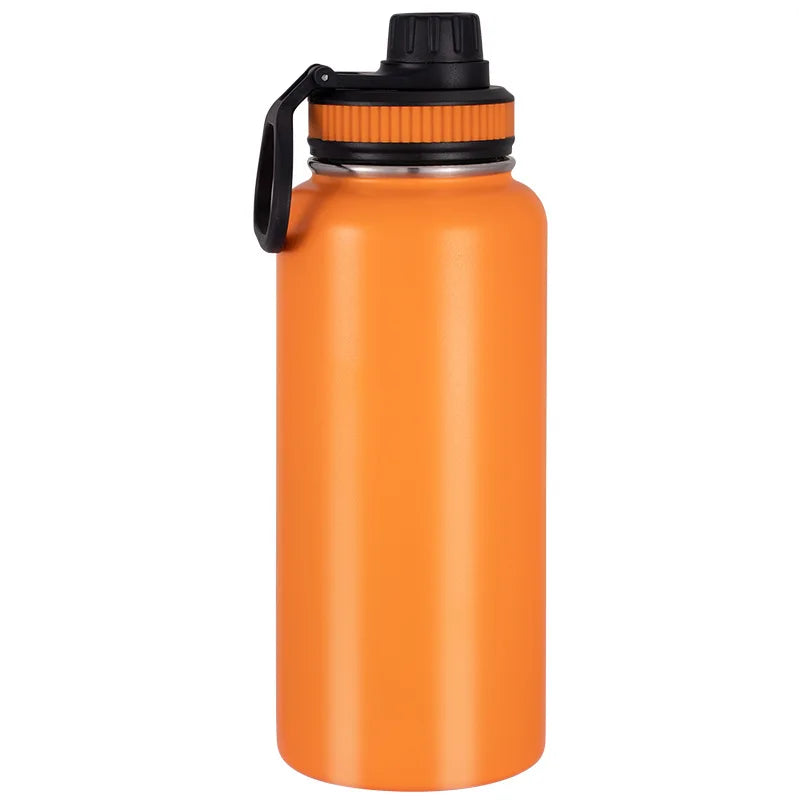 Large Sports Double Wall Stainless Steel Water Drinking Bottle Insulated Mugs Thermos lifestyle view