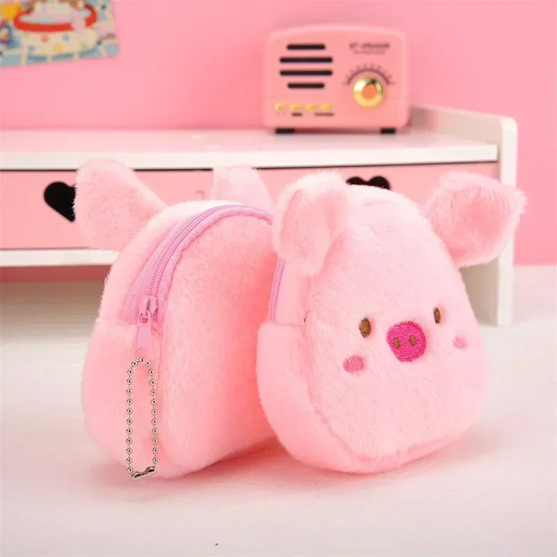 Cute Coin Purse with Keychain | Small Zipper Wallet for Change and Lipstick lifestyle view
