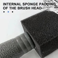 Plush Car Wheel Hub Brush Tire Rim Cleaning Tool close-up view