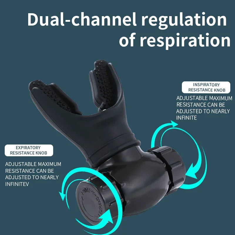 Silicone Respiratory Trainer | Lung Ventilator for High-Altitude Training lifestyle view