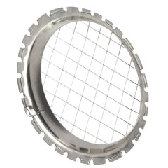 Stainless Steel Round Grid Egg Slicer | Multi-Function Fruit and Vegetable Chopper close-up view