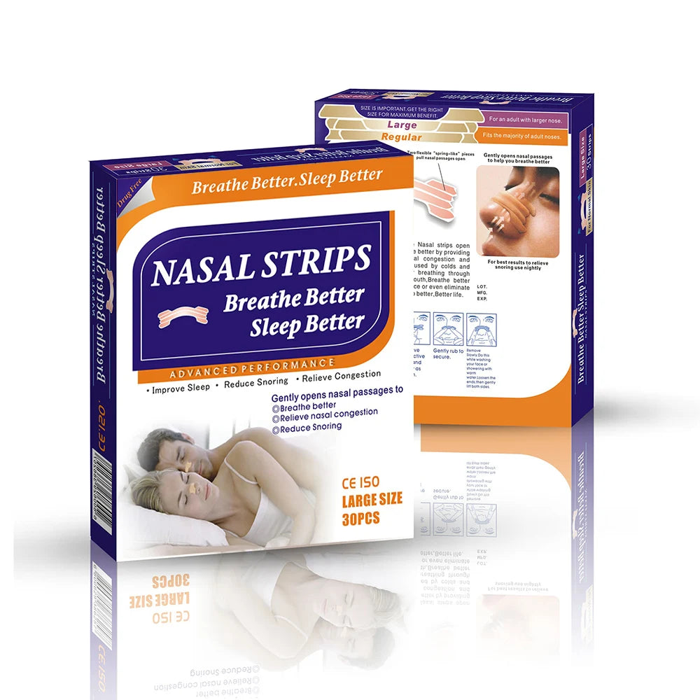 Anti-Snoring Nasal Strips | 30 Patches for Better Breathing and Restful Sleep alternate view