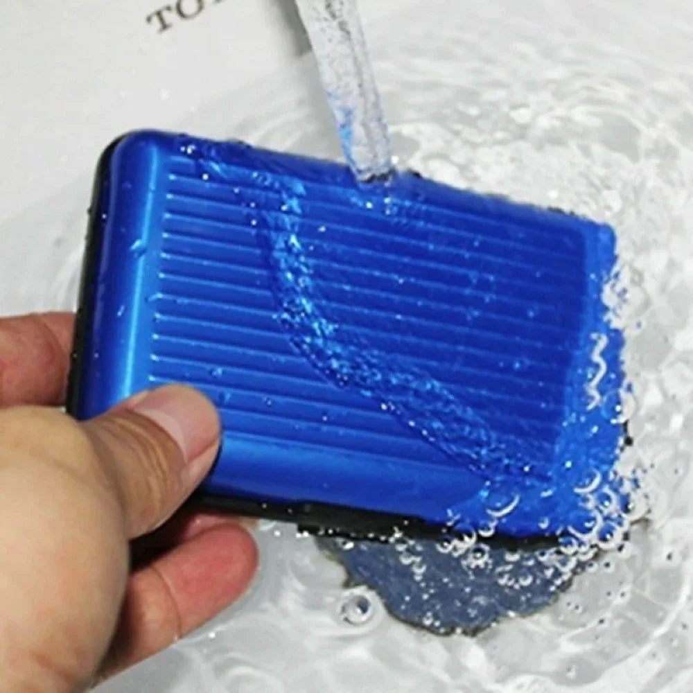 Metal Credit Card Holder | Slim RFID Wallet for Men and Women additional angle