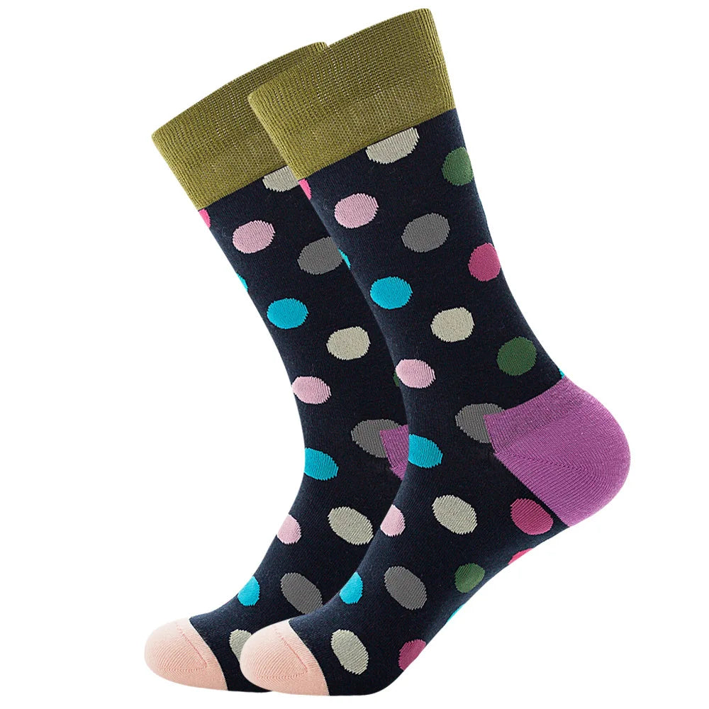 Sock Combed Cotton Funny Men's Big Size Crew Harajuku Hip Hop Thick Long Socks