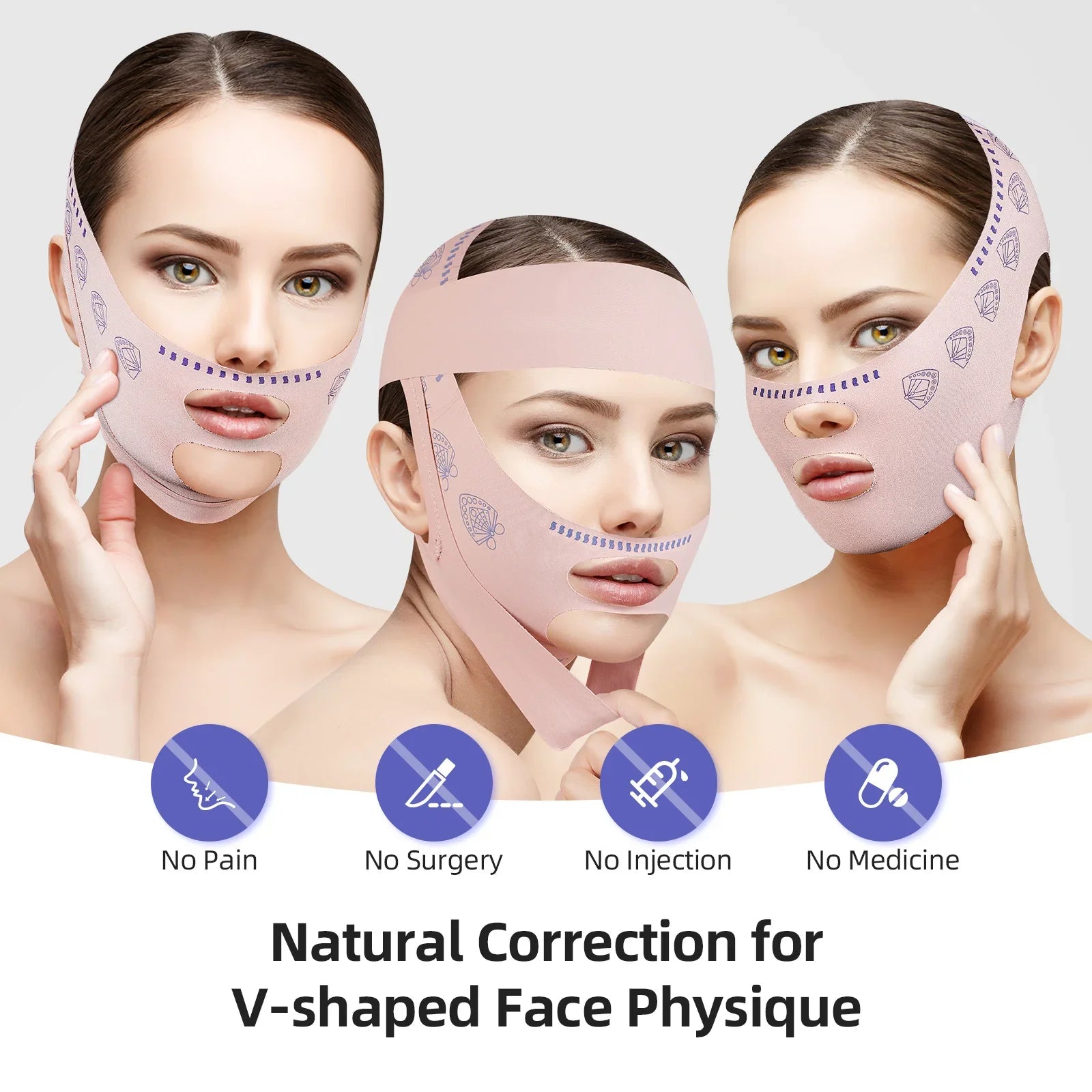Face Slimming Bandage | V Line Shaper for Cheek and Chin Lift alternate view
