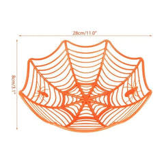 Candy Bowl Spider Web Trick or Treat Bowl Halloween for Haunted House detail view
