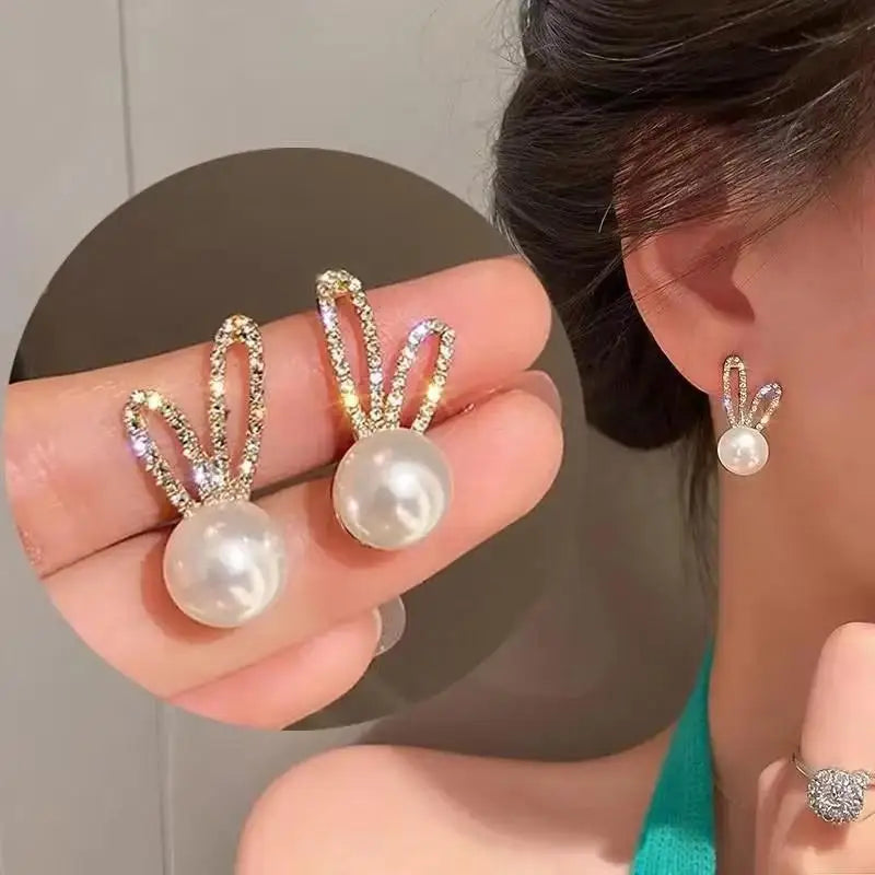 Korean Fashion Seven Star Zirkon Ohrringe | Luxus Kristall Sterne Ohrstecker