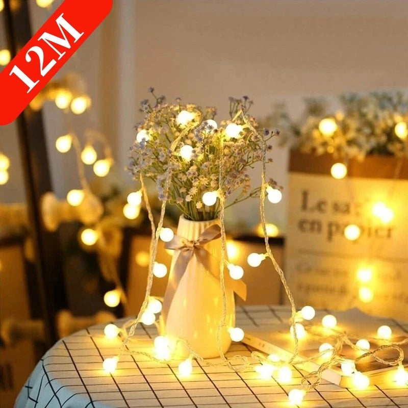 LED String Lights Garland Lights Outdoor Lamp Wedding Garden Fairy Lights lifestyle view