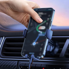 Car Phone Bracket- Automatic Gravity Multifunctional Universal Holder for Air Outlet N close-up view