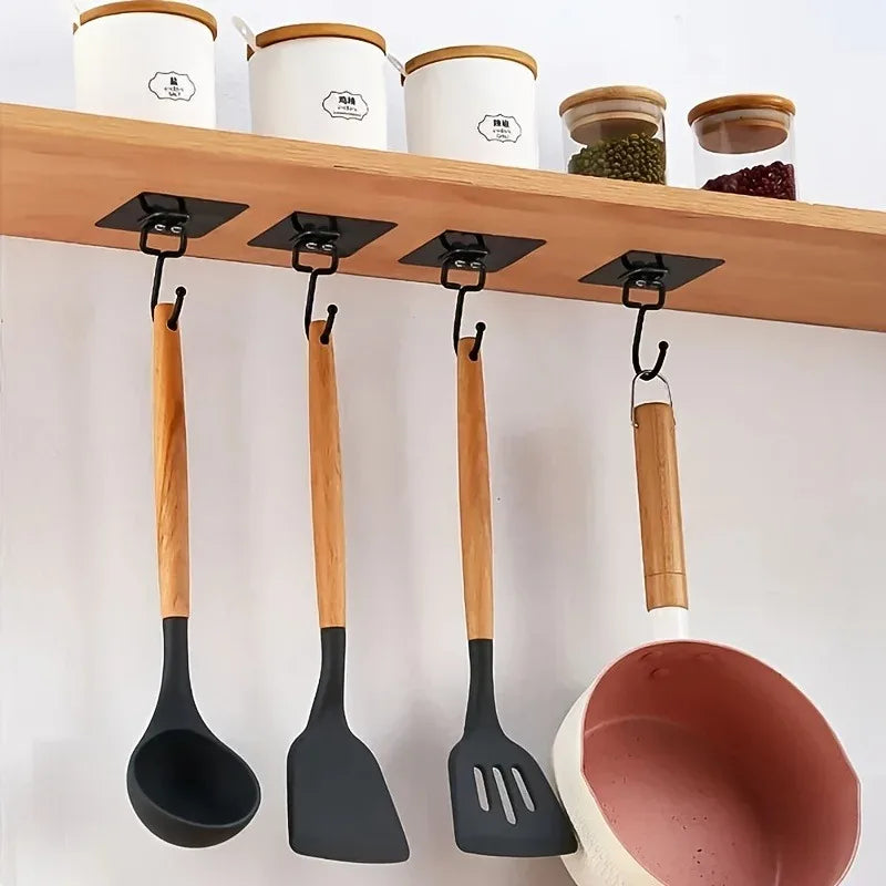 5/10PCS Hook Strong Load-bearing Seamless Wall Mounted Suction Cup Hook No Punching Kitc detail view