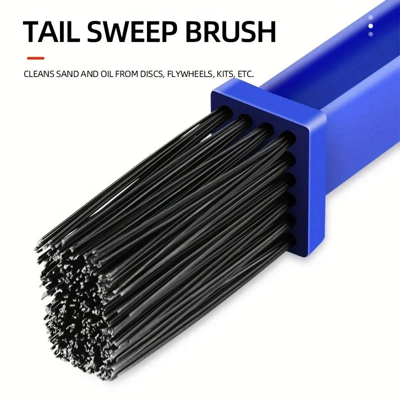 Portable Chain Cleaner Motorcycle Road Bike Chain Clean Brush Bicycle Clean Motorcycle Tools Chain Cleaner Maintenance Tool Port