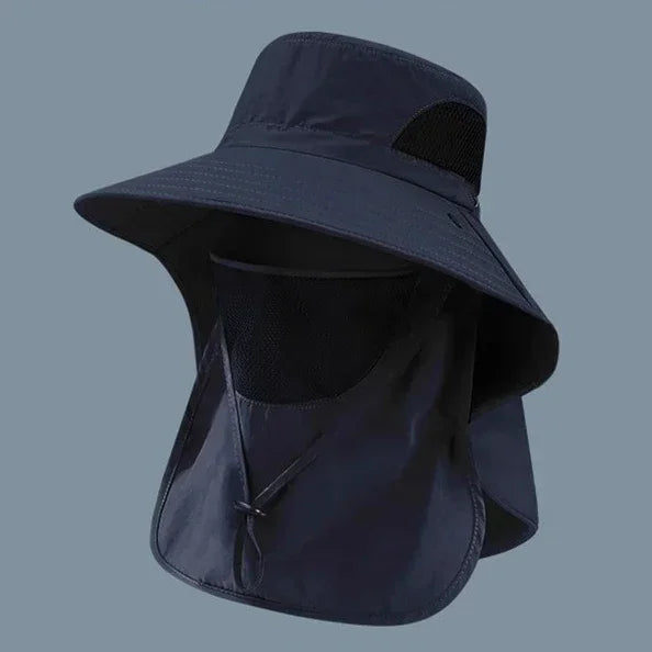 All-Season Outdoor Sun Hat | UV Protection Fishing Cap with Neck Flap lifestyle view