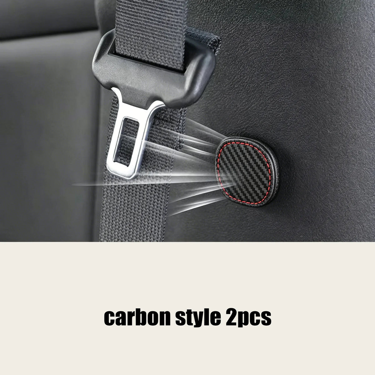 Magnetic Car Seat Belt Holder Clip Leather Seatbelt Limiter