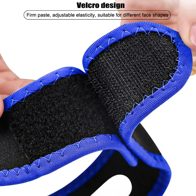 Breathable Anti Snore Chin Strap | Nylon Elastic Mouth Breathing Band for Better Slee lifestyle view
