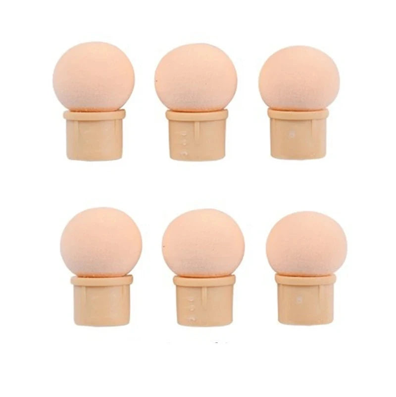 Double-ended Gradient Shading Pen Dotting Brush Head Sponge Rhinestone Handle Nail Art close-up view