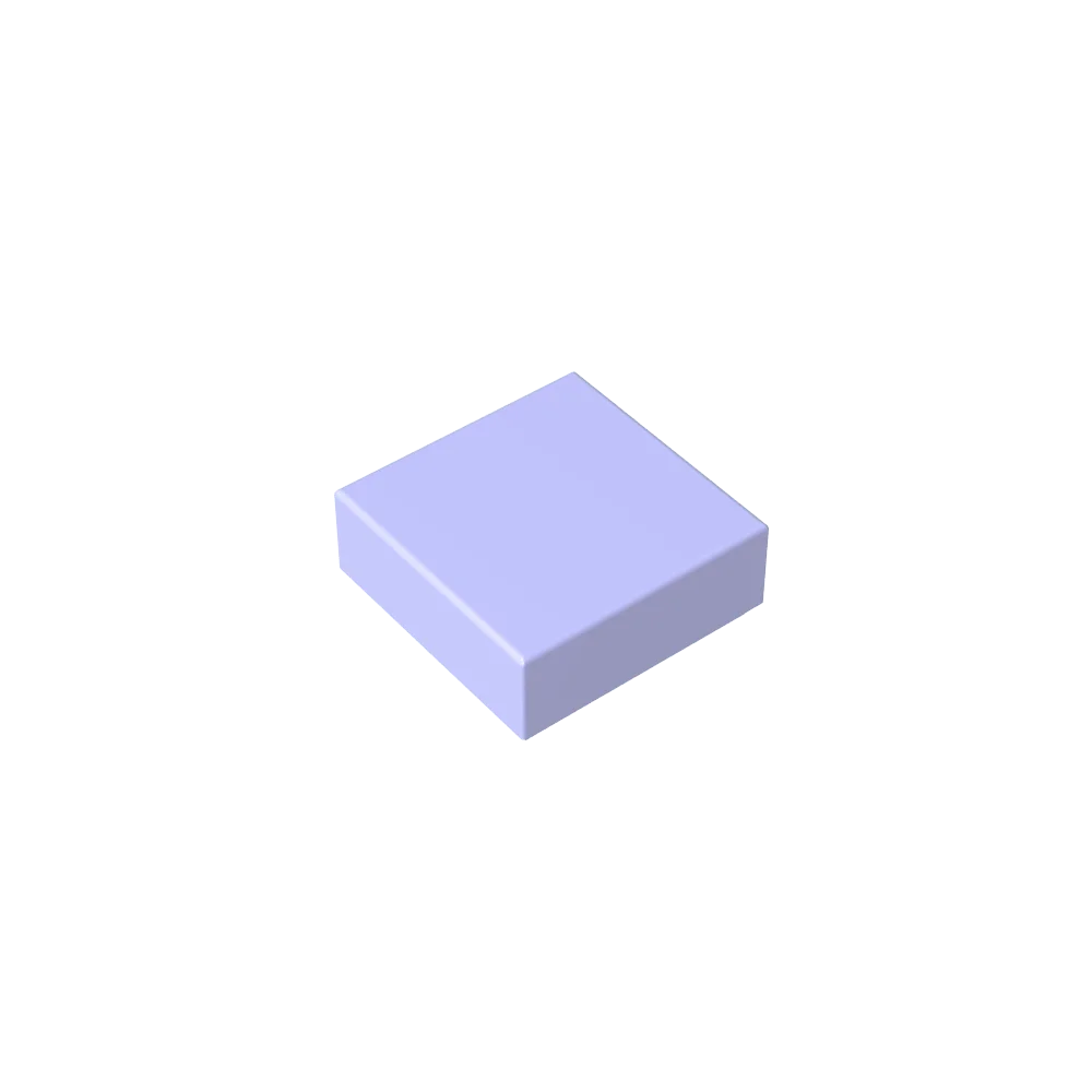 Gobricks GDS-613 Tile 1 x 1 | Compatible Building Block for DIY close-up view