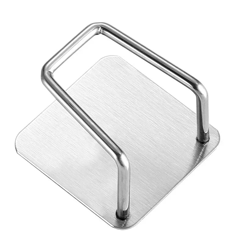 Kitchen Stainless Steel Sink Sponges Holder Drain Drying Rack Self Adhesive Storage H alternate view