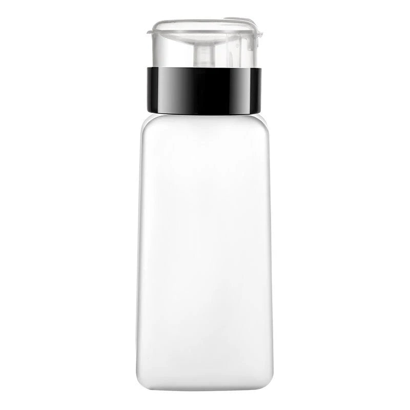 60/150/180/250ml Empty Pump Dispenser UV Gel Polish Clean Remover Bottle additional angle