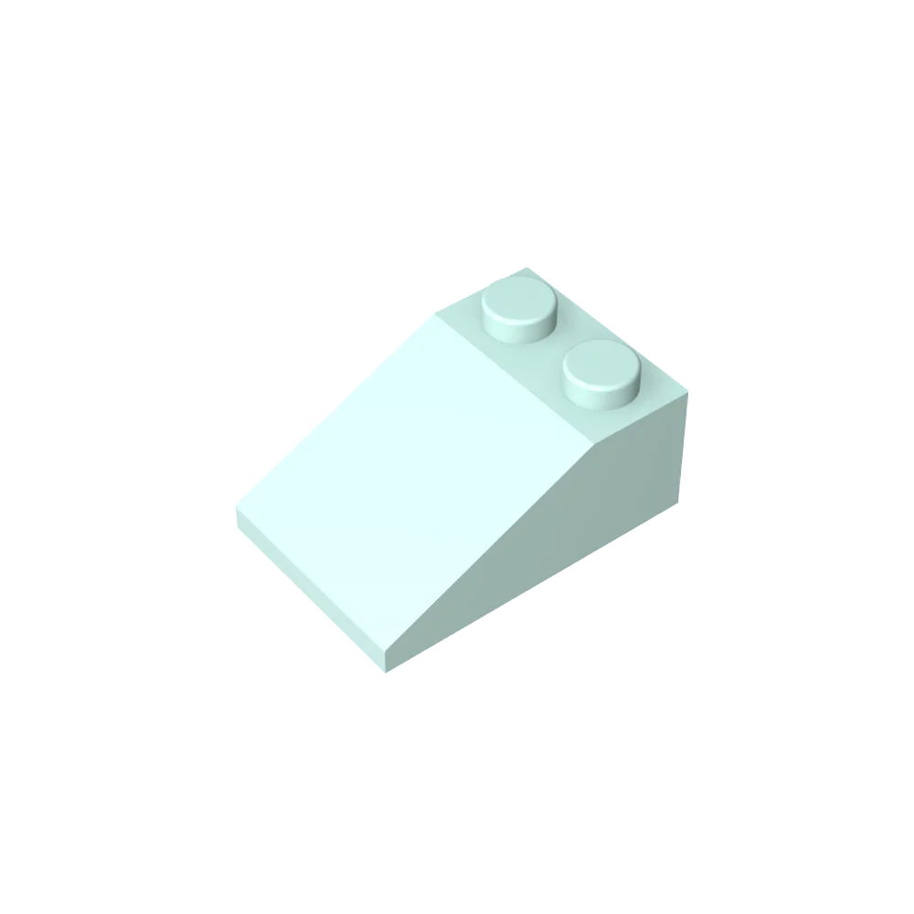 Gobricks Slope 33° 3 x 2 Building Block | Compatible with Lego 3298 close-up view