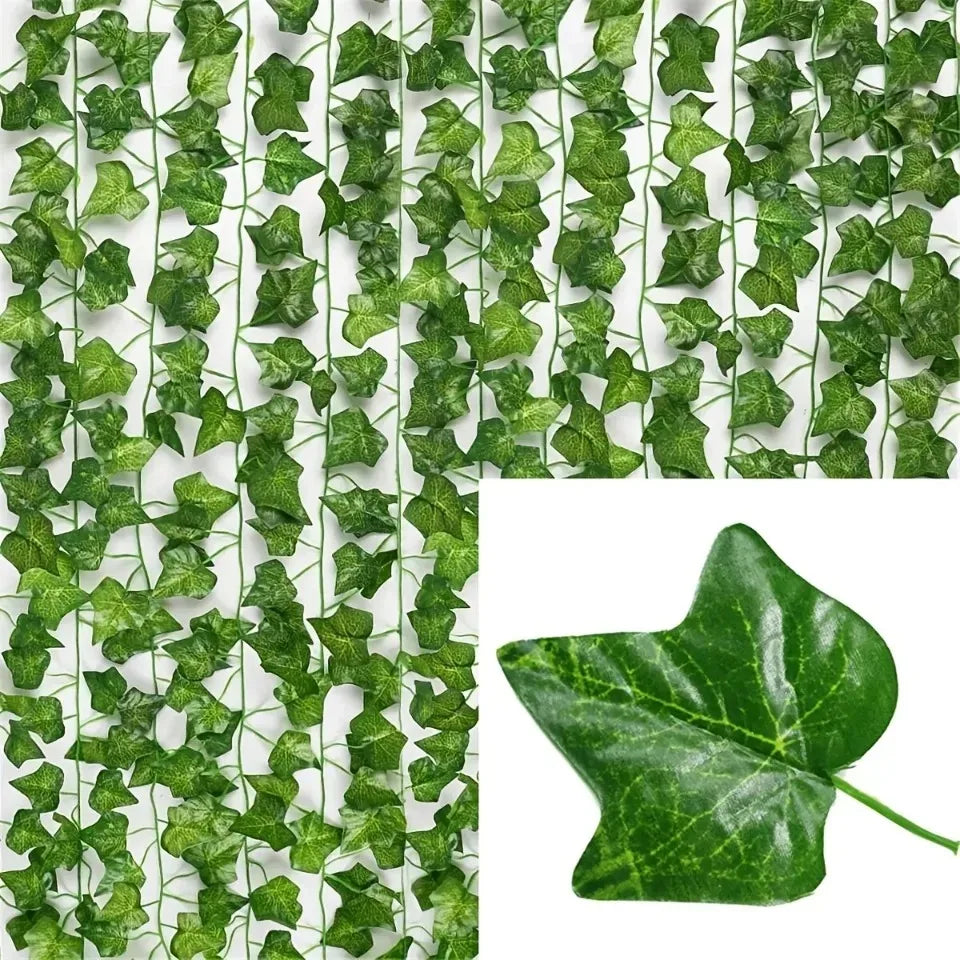4/10M Artificial Plant Green Ivy Leaf Garland lifestyle view