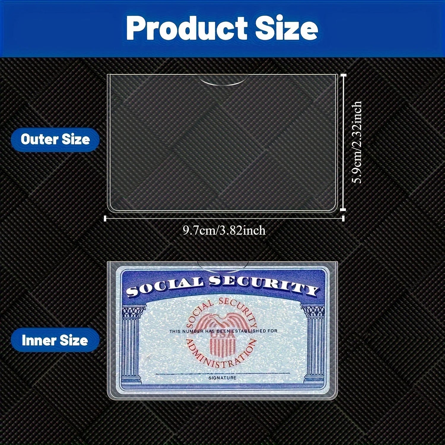 8 Pcs PVC Card Protective Cover | Secure Storage Solution for Credit Cards and ID alternate view
