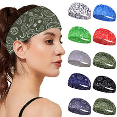 Sports Hair Bands Elastic Yoga Hairbands Absorbing Sweat Headband Women Men Running F alternate view