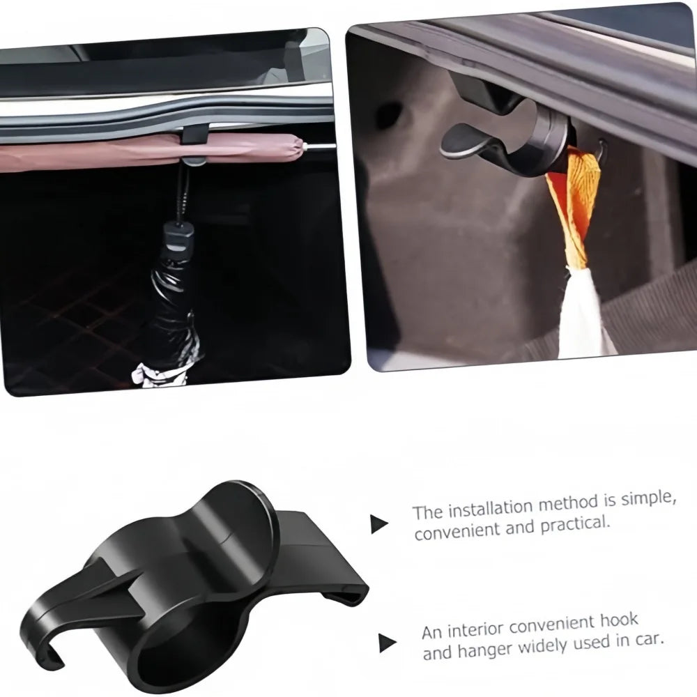 Car Seat Back Hook Multifunctional Storage Organizer for Trunk Fishing Rod Umbrella Towe detail view
