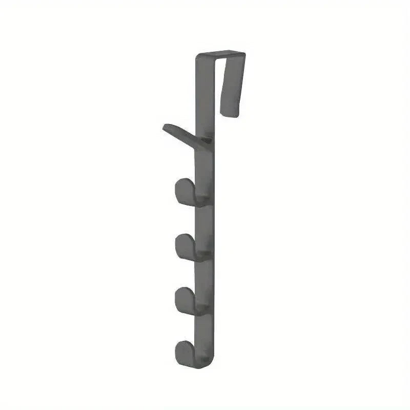 1pc Bedroom Door Hanger Clothes Hanging Rack Over The Door Plastic Home Storage Organiza detail view